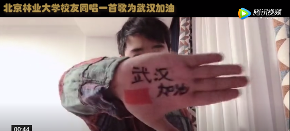 战“疫”作品|北京林业大学校友同唱《明天会更好》，为武汉加油！为中国加油！