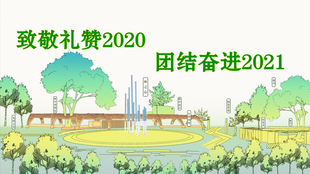 致敬礼赞2020 团结奋进2021